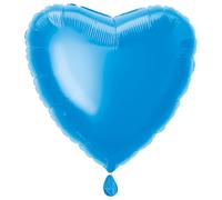 Unique Foil Balloon Solid Royal Blue Heart – 45 cm, Romantic Love Decoration, 1 Count