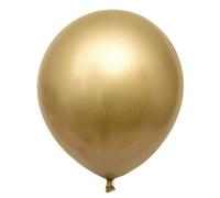 Unique Party Latex Balloons (Pack Of 6) Gold (One Size)
