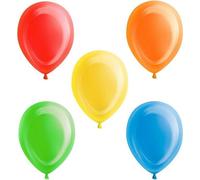 Unique Party Latex Led Balloons (Pack Of 5) Multicoloured (One Size)