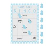 Unique Party Little Peanut Shower Bingo Game in Blue Unique Party Blue