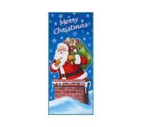 Unique Party Night Before Christmas Door Poster Multicoloured (One Size)