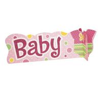 Unique Party Polka Dot Baby Shower Table Decoration Pink (One Size)