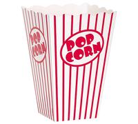 Unique Party Popcorn Boxes, 10 Pack