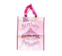 Unique Party Princess Happy Birthday Tote Bag Pink (One Size)