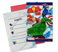Unique Party Procos S.A Marvel Avengers Party Invitations (Pack of 6)