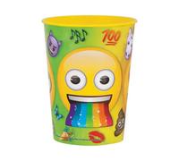 Unique Party Rainbow Fun Plastic Emoji Party Cup Multicoloured (One Size)
