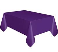 Unique Plastic Table Cover Hot Pink Oblong 137cm x 274cm