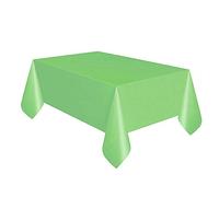 Unique Party Reusable Rectangular Plastic Tablecover (19 Colours) (One Size) (Lime Green)