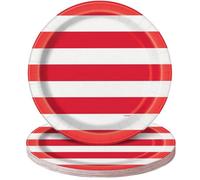 Unique Party Stars & Stripes 4Th Of July Party Plates (Pack Of 8) White/red (One Size)