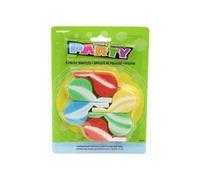 Unique Party Stars Whistler (Pack Of 6) Multicoloured (One Size)