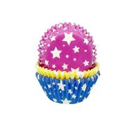Unique Party Super Star Muffin & Cupcake Cases (Pack of 75) in Pink Unique Party Pink