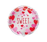 Unique Party Sweet Hearts Foil Balloon White/red/pink (One Size)