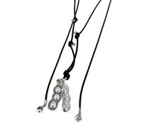 Unique Peanut Pea Necklace with Gold Silver Featuring Artificial Pearls User Friendly Allergy Resistant Design for Her Gold Necklace