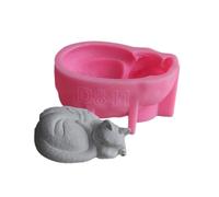 Unique Pet Memorial Statue Resin Molds Hand-Making Supplies Suitable for Storaging Memories of Your Furry Friend Nonstick Silicone Molds