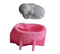 Unique Pet Memorial Statue Resin Molds Hand-Making Supplies Suitable for Storaging Memories of Your Furry Friend