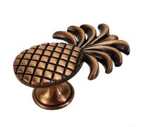 Unique Pineapple Handle Pulls Crafted from Brass for Elegant Cabinet Touch (antique red bronze)