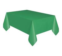 Unique Plastic Table Cover, Green, 1.37 x 2.74m