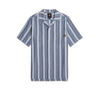 G-STAR Men's One Pkt Regular S Shirt, Deep Blue Irregular Stripe D26183-d916-h058, XL