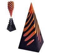 Unique Printed Pyramid Fidget Toy,desk toy, Printed Cone Toy,Ancient Art Building Model,Captivating Desk Decor, Interactive Printed Piece, Interesting For Stress Relaxin Desk Toy