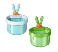 Unique Rabbits Ears Design Sink Drain Strainers 2PCS Set Filter Basket for Kitchen and Bathroom Practical and Stylish Rabbits Ears Sink Drain Strainer