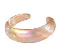 Unique Rainbow Acrylic Geometric Multi-Purpose Accessories Fashion Jewelry Trendy Personal Fashionable, フリーサイズ