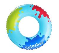 Unique Rainbows Tail Inflatable Rings Toddler Durability Water Swim Circles For Poolsides And Beach Leakproof Swimming