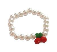Unique Red Rings Elastic Rope Beads String Minimalist Beaded Daily Wear Jewelry Stretchable Elastic Rope Finger Comfortable And Lightweight Minimalist Daily Wear