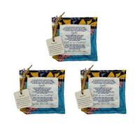 Unique Religious Gift Pouches Combining Crosses Accent and Colorful Pattern for Spiritual Comfort and Presentation Small Decorative Fabric Bag for Spiritual Event Embodying Faith Hope and Good Wishes