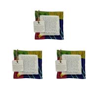 Unique Religious Gift Pouches Combining Crosses Accent and Colorful Pattern for Spiritual Comfort and Presentation Small Decorative Fabric Bag for Spiritual Event Embodying Faith Hope and Good Wishes