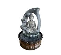 Unique Resin Buddha Desktop Fountain - Tabletop Waterfall, Ideal Indoor Fountain for Home & Office Decoration, Gift Idea