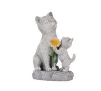 Unique Resin Garden Accent Stake Showcasing Whimsical Windstorm Suitable for Deck Balcony and Terrace Continuous Garden Accents