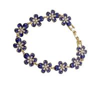 Unique Retro Flower Accessory Trendy Blue Charm With Unique Floral Patterns For Fashion Forward Women Romance Date Jewelry