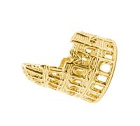 Unique Retro Roman Amphitheater Shaped Rings Unisex Fashion Jewelry Accessory Accessories for Him and Her Ancient Rome Jewelry