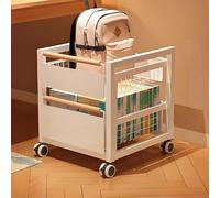 Unique Rotating Metal Shelf - Modern Open Design Bookcase for Home & Office Perfect for Desks Study Rooms Living Rooms Bedrooms Balconies - Chic Storage nizer