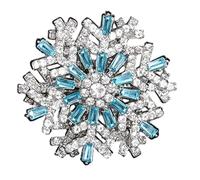 Unique Rotating Snowflake Brooch Pin for Adding Charm to Occasions Constructed From Sturdy Alloy Materials Rotating Snowflake Pin