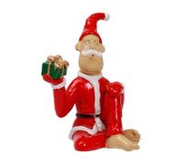 Unique Santa Figurines in Lively Gestures, Christmas Decorative Accents, Handcrafted Collectibles for Seasonal Displays & Gifting Christmas Decorations