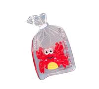 Unique Sea Themed Hair Clip with Floating Bottle Crabs Starfishs Design Practical Acetate Accessory for Women Acetate Clip Set