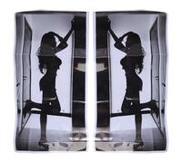 Unique Seductive Female Images Stickers Weather Resistant Car Pillar Stickers Decorative Decal for Car Side Pillars Scratch Protection Film