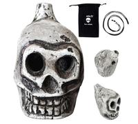 Unique Shape Design: Indulge in the eerie with our Spooky Scream Human Death Skull Whistle, depicting skull and death totem shapes in a hauntingly detailed design. Functioning as an instrument and art