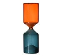 Unique Shape Sand Clock, Elegant Glass Sand Timer for Home Office Decor, 5/15/30 Minute Hourglass with Modern Design, Tabletop Ornament Gift for Birthday or Housewarming (L)