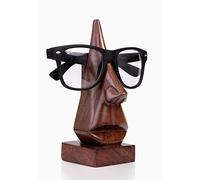 Unique Shaped Wooden Eyeglass Spectacle Holder Display Stand Home Office Desk Decorative (Design 9)