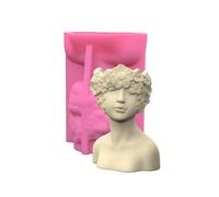 Unique Silicone Crafting Vase Molds Artistic Human Figure Shape Flowerpot Mold Epoxy Resin Mold Art Figure Planter Molds