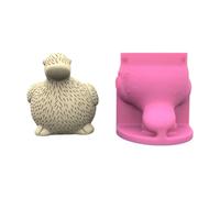 Unique Silicone Flowerpot Molds Small Shaped Vase Molds Holder for Planter Pen Holder Vase Temperature Resistant Mold