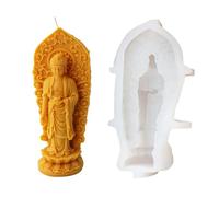 Unique Silicone Moulds Soap Molds Buddhas Shape Hand-Making Mold Accessaries Suitable for Making Hand-Making Soap Molds