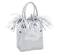 Unique Silver Mini Gift Bag Balloon Weight