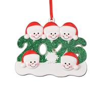 Unique Snowman Christmas Tree Hanging Ornament Shatterproof Resin Craft Decoration For Years Round Celebration Couple Snowman Hanging Decoration For Christmas Tree