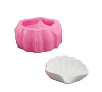 Unique Soap Holder Creation Crafting Mold Versatile Shell Pattern Silicone Mold for Soap Dish Creation and Home Decors Unique Shell Shaped Silicone Dish