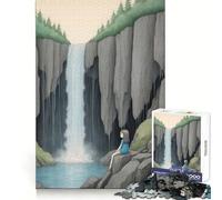 Unique Solitary Figure Adult Jigsaw Puzzles 1000 Pieces Brain Agility Easy Enjoyment Secure Join Fine Xmas Gift (50x75cm)