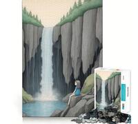 Unique Solitary Figure Jigsaw 1000 Pieces for Teenagers Mind Boost Fun Zero Gap Captivating Leisure for Cozy Indoors (50x75cm)