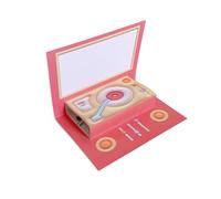 Unique Sounds Greeting Card Feature Retro Gramophone Design for Memorable Birthday Celebration Recordable